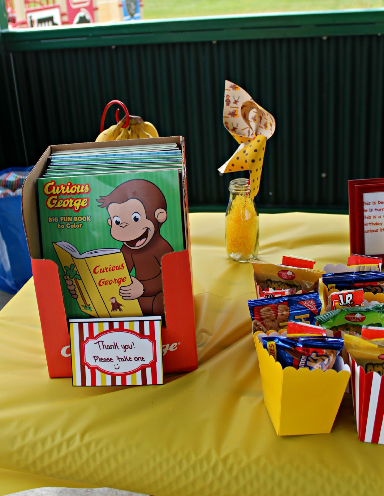 Curious George Birthday Decorations
 Deanne s Crafting Adventures Curious George Party Theme