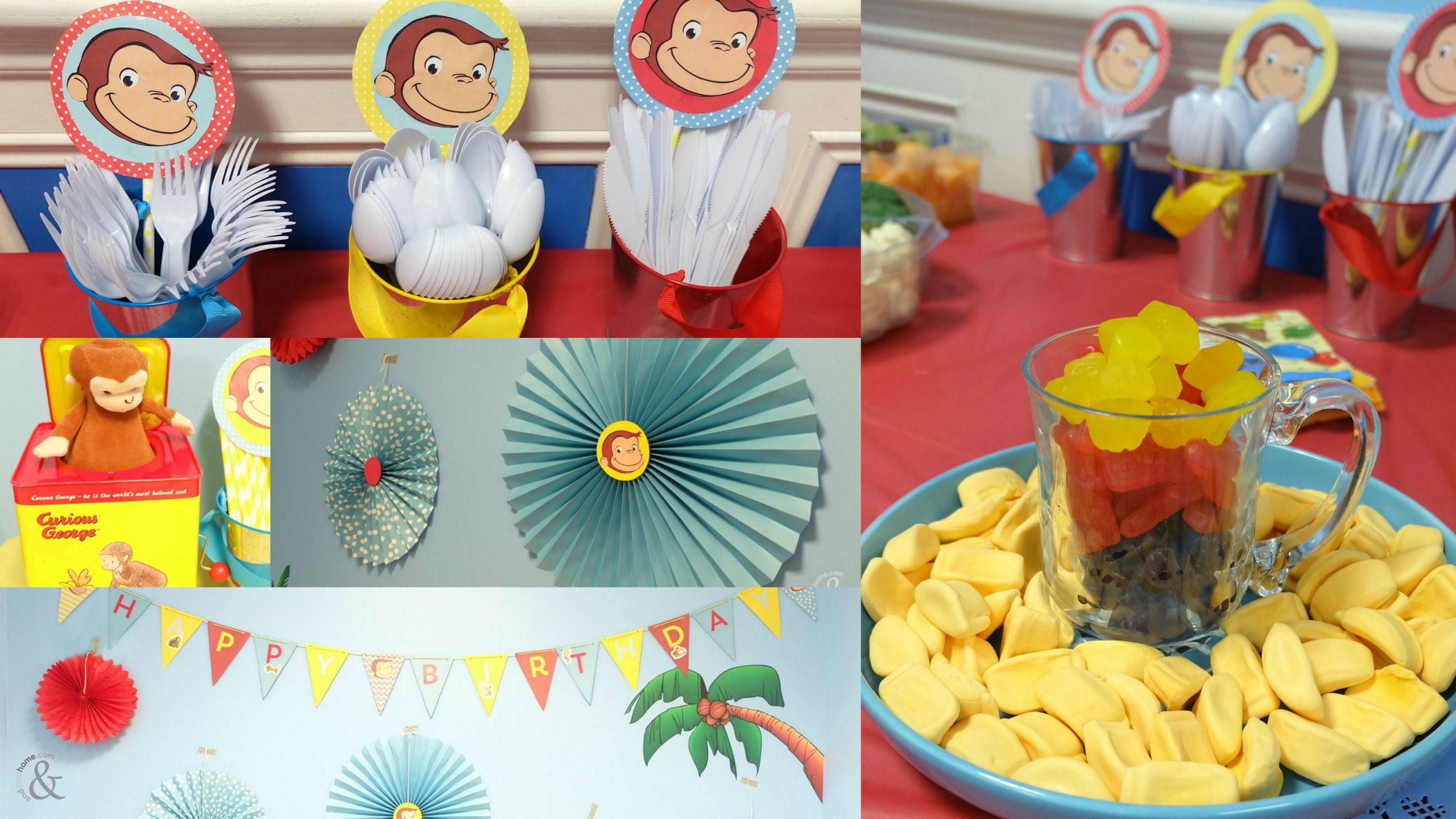 Curious George Birthday Decorations
 DIY Curious George Themed Birthday Party And Then Home