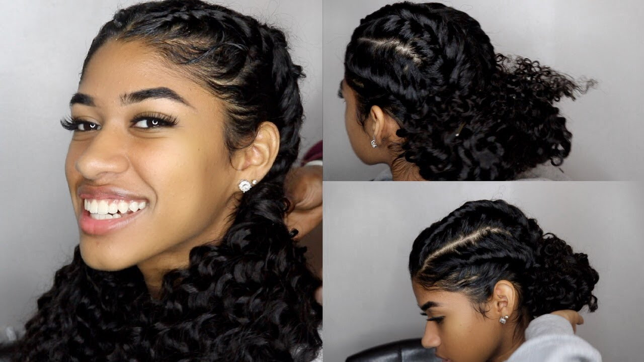 Curled Braided Hairstyles
 EASY Braided Hairstyles for Curly Hair