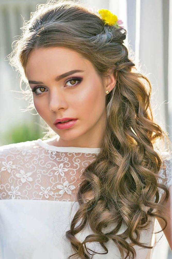 Curls Wedding Hairstyles
 Curly Hairstyles for Wedding Look Stunning on Your Big Day