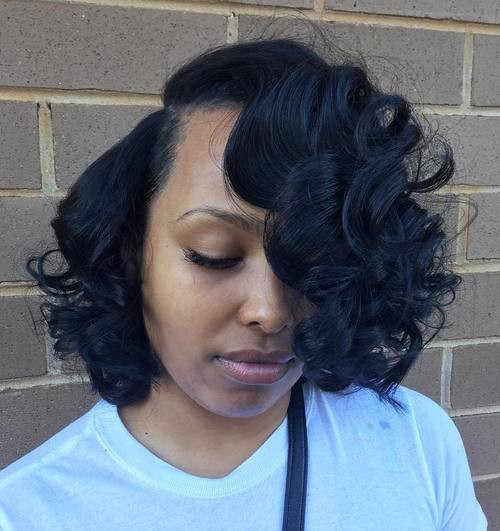 Curly Bob Black Hairstyles
 60 Showiest Bob Haircuts for Black Women