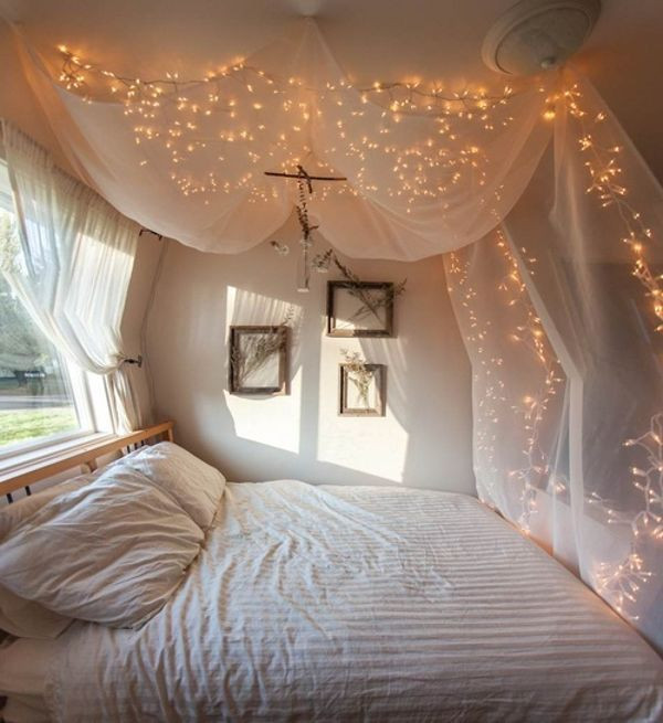 Curtain Lights Bedroom
 Bedroom Decoration Trends with Fairy Light Butterfly