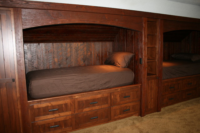 Custom Bedroom Cabinets
 Custom built in bunks Eclectic Bedroom other metro