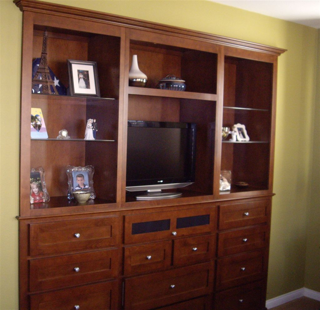 Custom Bedroom Cabinets
 Entertainment Centers Designed Built Installed