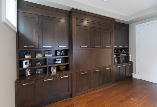 Custom Bedroom Cabinets
 Murphy Bed Transitional Bedroom vancouver by Old