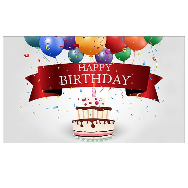 Custom Birthday Cards
 Birthday Personalized Greeting Card With Cake & Candle