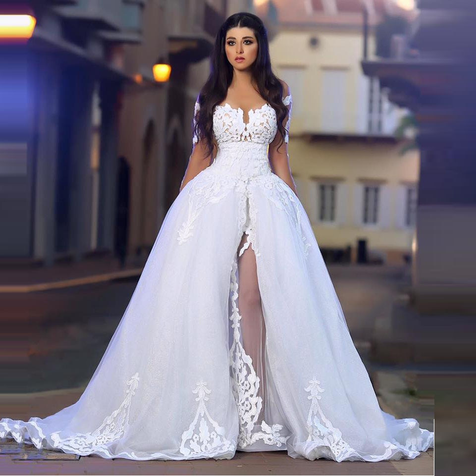 Custom Wedding Gowns
 Aliexpress Buy Unique y Bridal Dresses High Side