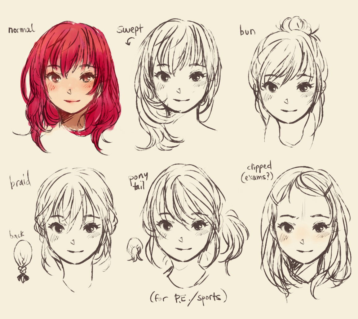 Cute Anime Hairstyles For Short Hair
 fancythat29 Hair Fashion