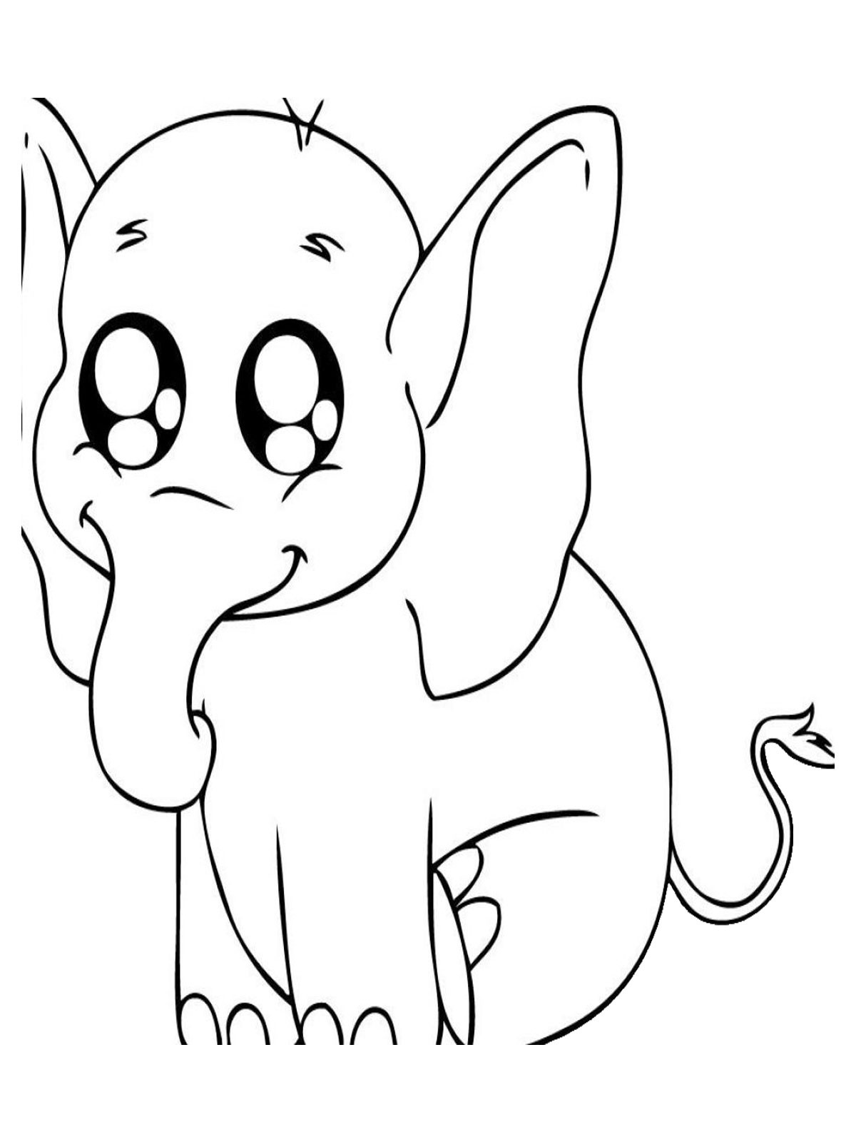 Cute Baby Animal Coloring Pages Printable
 Baby Animals To Color Animals 2016