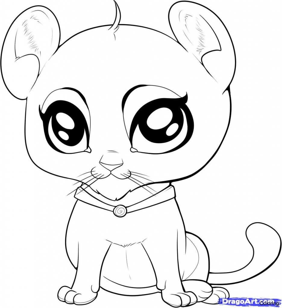 Cute Baby Animals Coloring Pages
 Cute Animal Drawing Ideas at GetDrawings