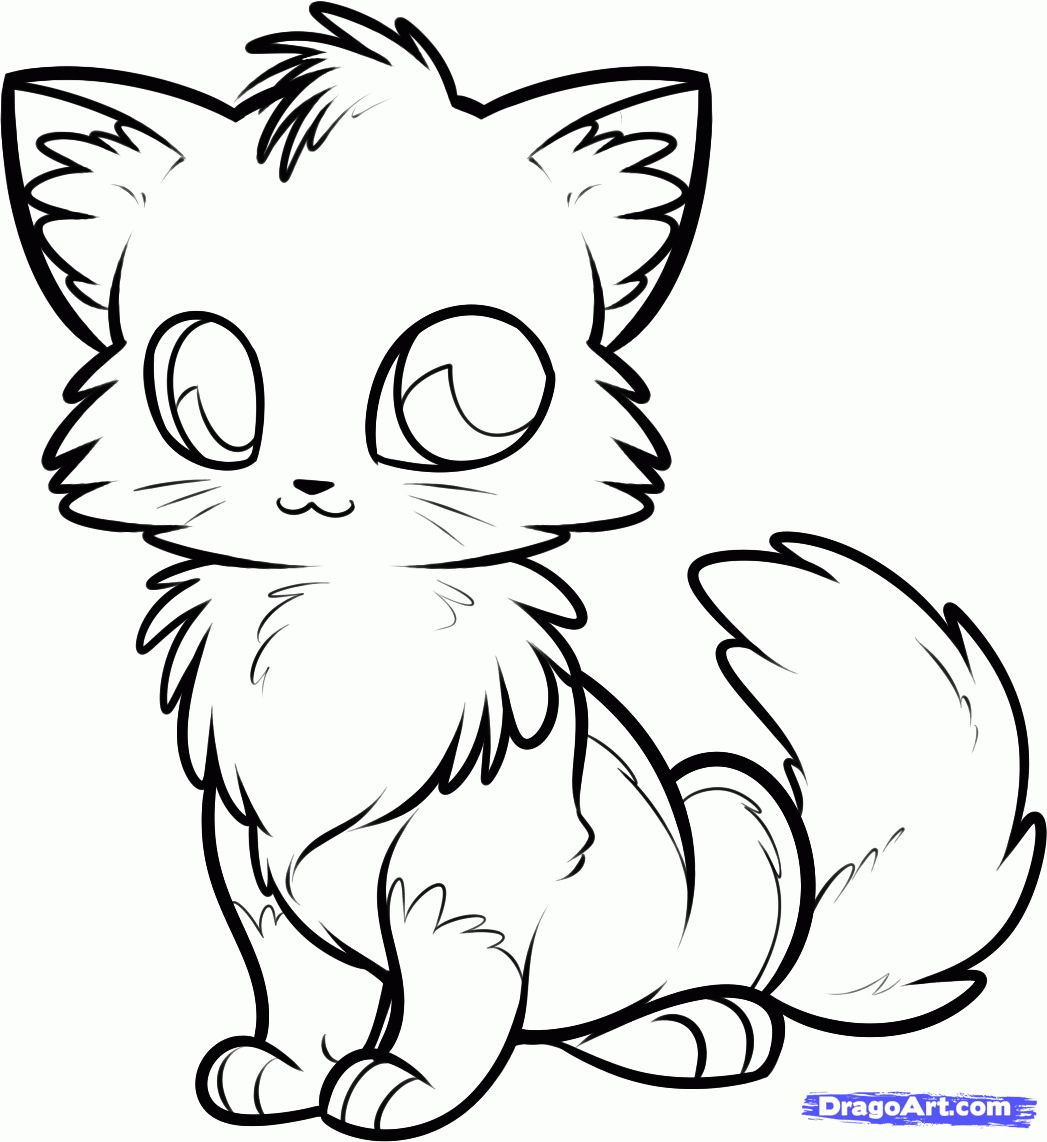 Cute Baby Fox Coloring Pages
 Baby Fox Coloring Pages Page Cute Free Download Printable