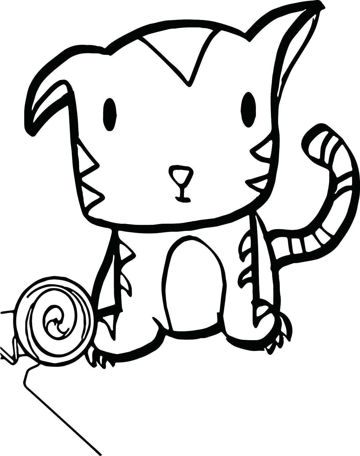 Cute Baby Tiger Coloring Pages
 Baby Tiger Drawing at GetDrawings