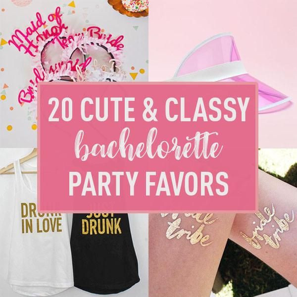 Cute Bachelorette Party Ideas
 20 Cute & Classy Ideas for Bachelorette Party Favors