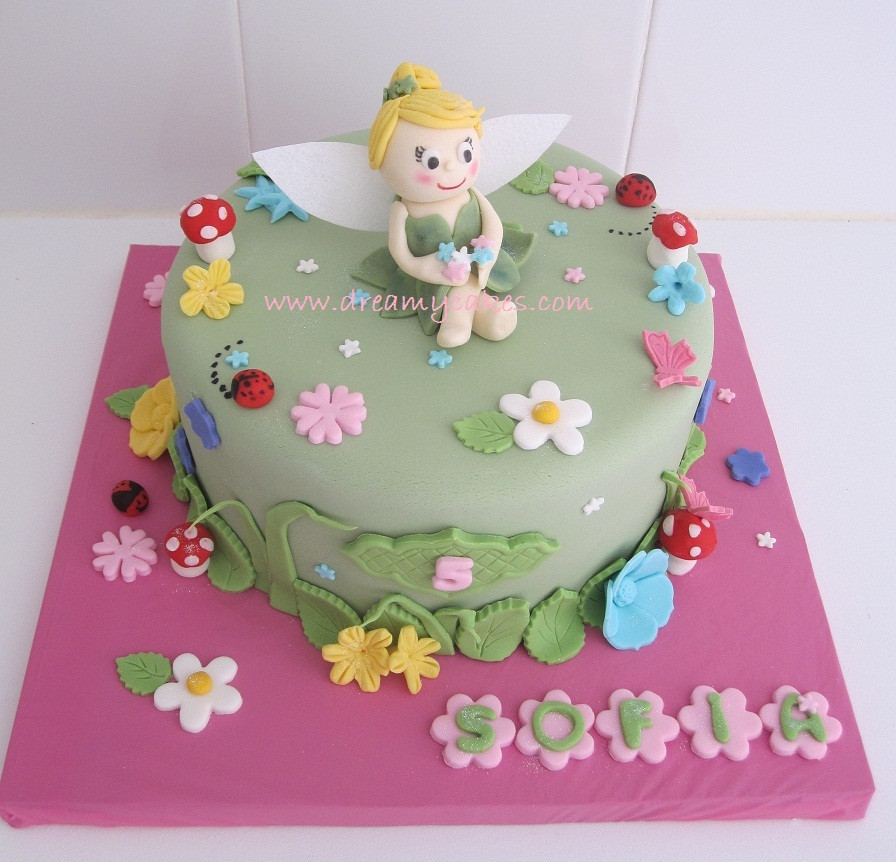 Cute Birthday Cakes
 Tinkerbell Birthday Cake 3 Cute Tinkerbell Party Ideas