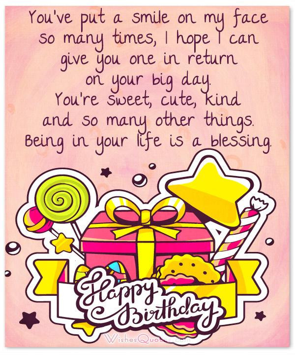 Cute Birthday Wishes
 35 Cute Birthday Wishes and Adorable Birthday