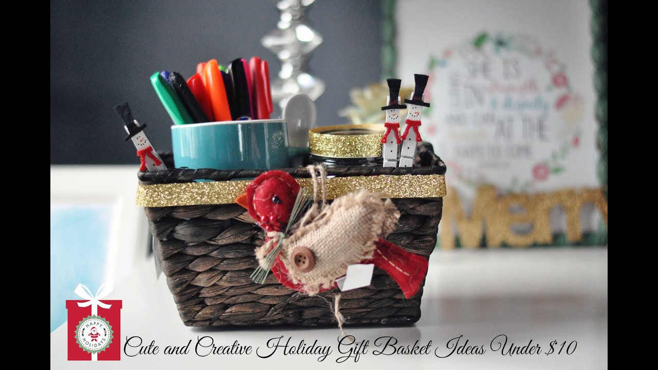 Cute Christmas Gift Basket Ideas
 DIY Christmas Gifts Cute & Creative Holiday Gift Baskets