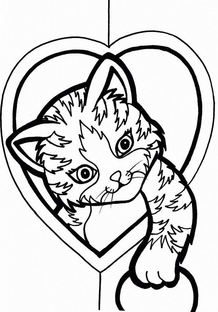 Cute Coloring Pictures Printable Kids
 Cute Coloring Pages Kitten