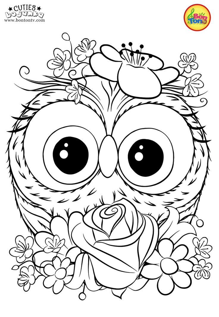 Cute Coloring Pictures Printable Kids
 Cuties Coloring Pages for Kids Free Preschool Printables