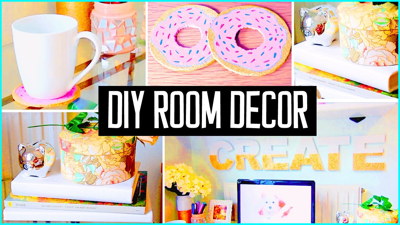 Cute DIY Room Decor
 DIY ROOM DECOR Desk decorations Cheap & cute projects