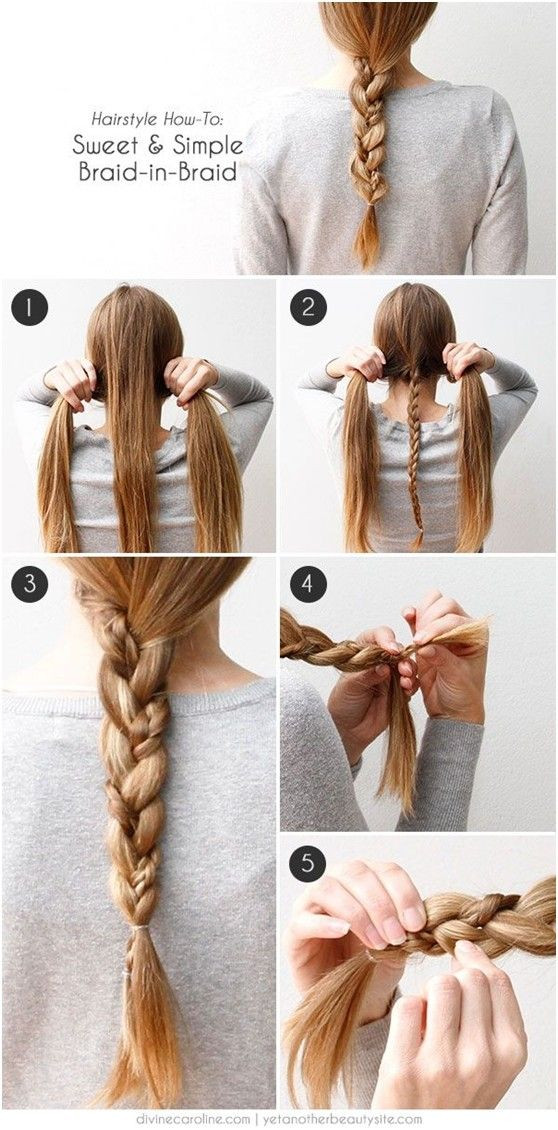 Cute Easy Braided Hairstyles
 20 Cute and Easy Braided Hairstyle Tutorials