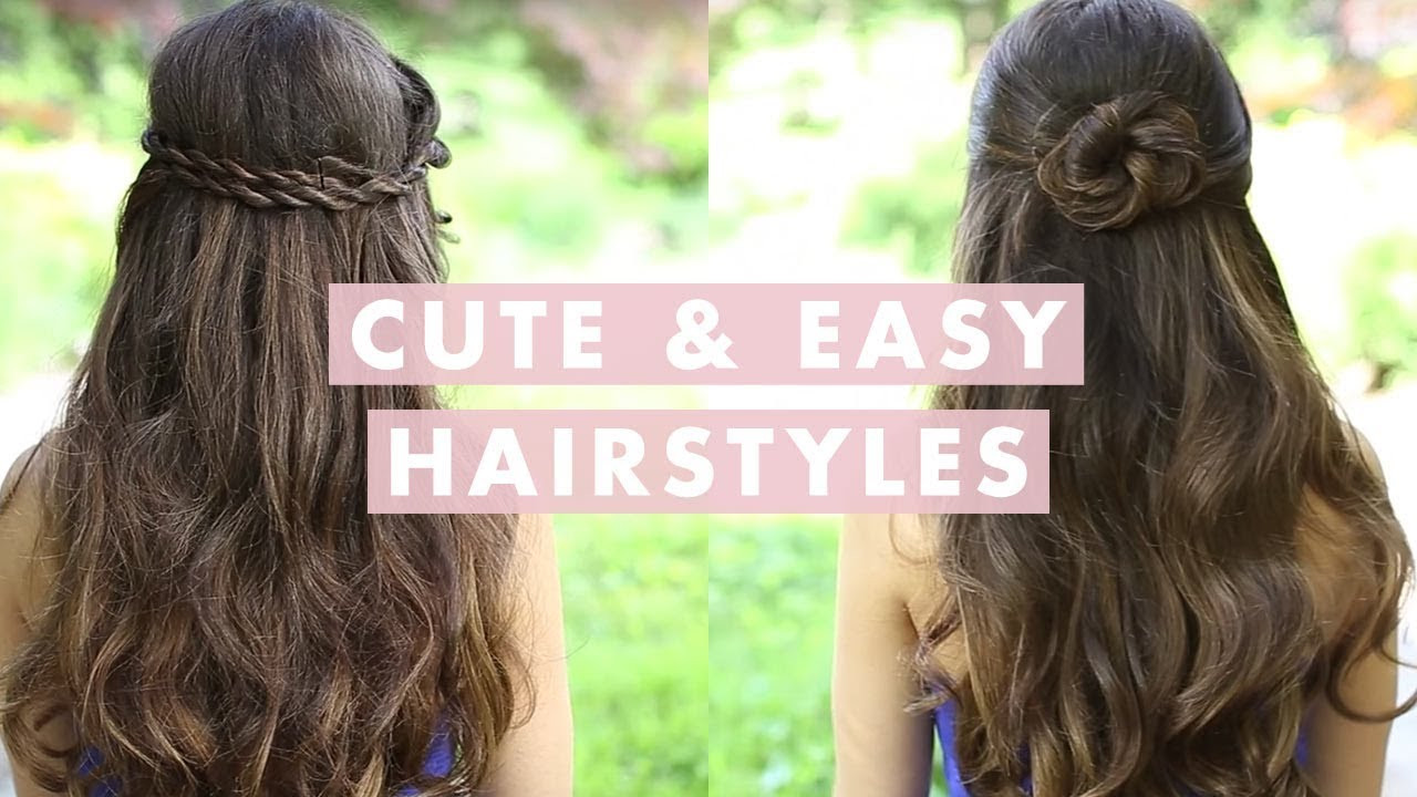 Cute Hairstyles Easy
 Cute and Easy Hairstyles