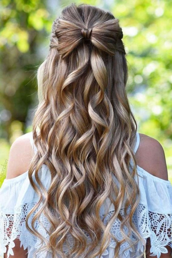 Cute Hairstyles With Hair Down
 Stylish Prom Hairstyles Half Up Half Down