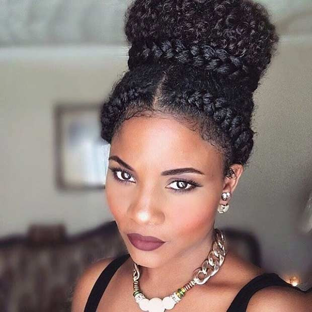 Cute Natural Braided Hairstyles
 21 Chic and Easy Updo Hairstyles for Natural Hair