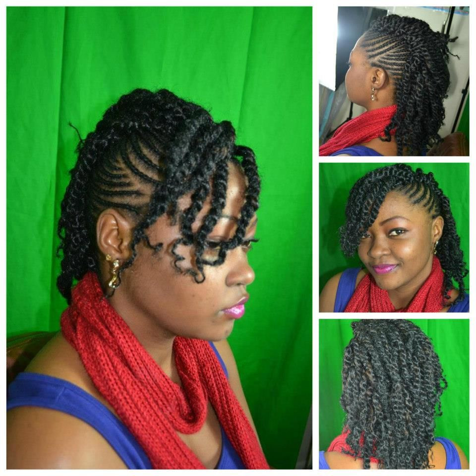 Cute Natural Braided Hairstyles
 cute natural hair twist updo