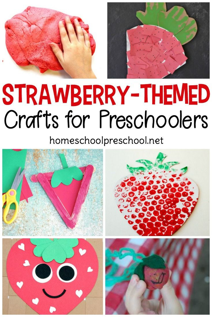 Cute Preschool Crafts
 Quick and Easy Strawberry Crafts for Preschoolers