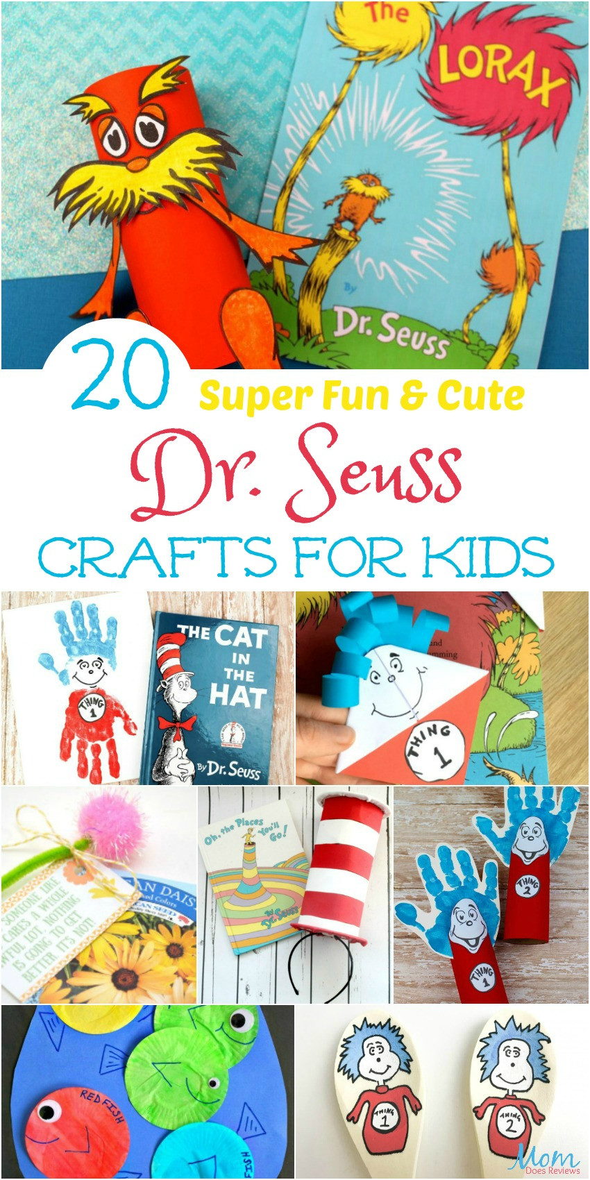 Cute Preschool Crafts
 20 Super Fun & Cute Dr Seuss Crafts for Kids Mom Does