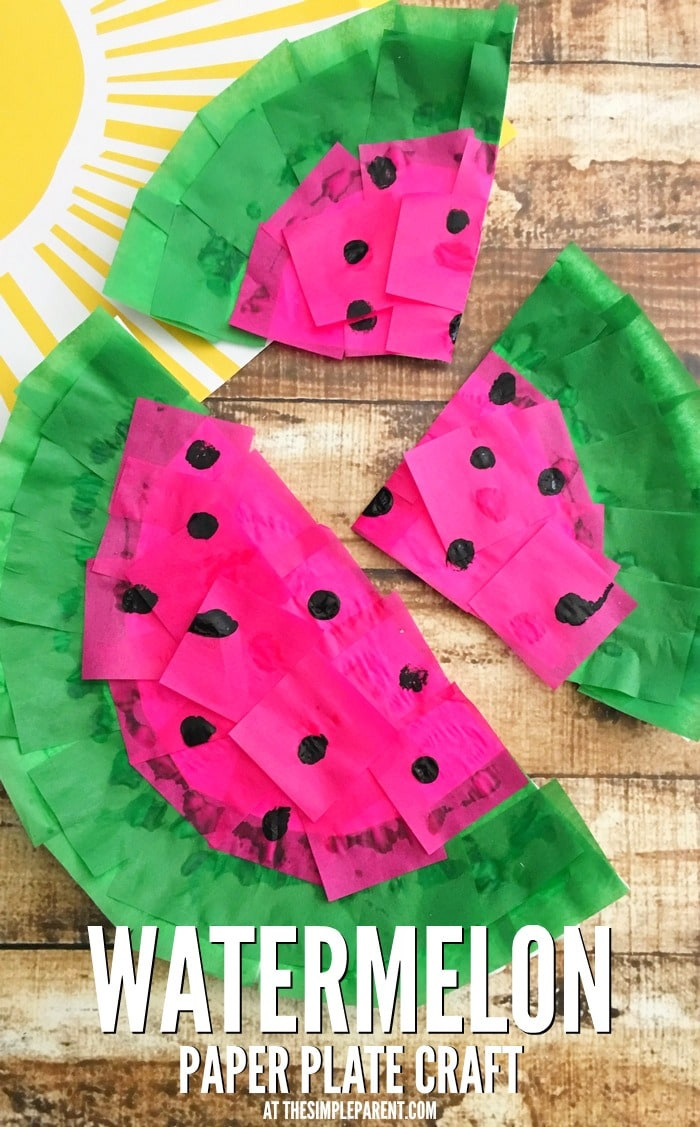 Cute Preschool Crafts
 Make a Cute Watermelon Craft from a Paper Plate • The