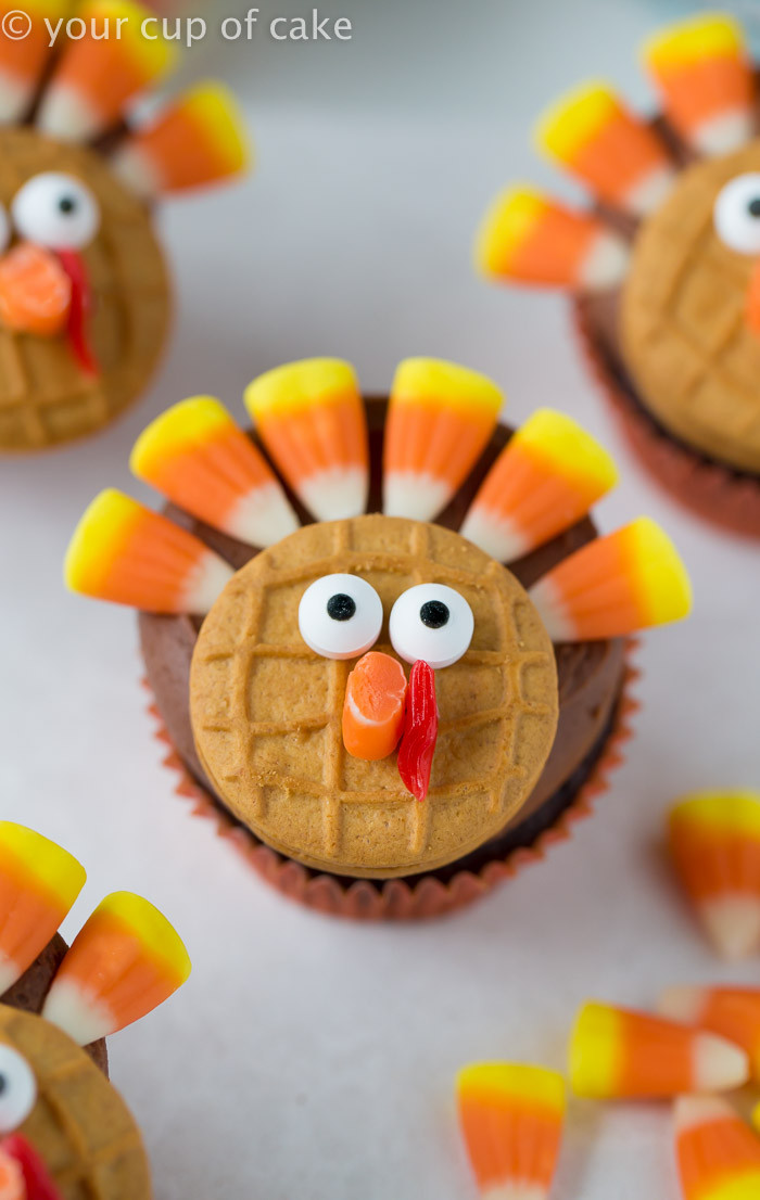 Cute Thanksgiving Turkey
 Turkey Cupcakes Thanksgiving Cupcake Decorating Your