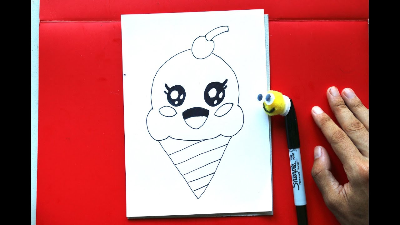 Cute Things For Kids
 How to Draw Cute Ice Cream Cone Easy Things to Draw
