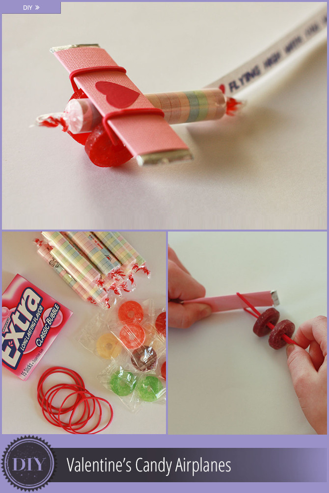 Cute Valentine Gift Ideas For Kids
 Valentine’s Candy Airplanes Your Kids’ Classmates Will