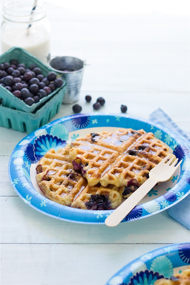 Dairy Free Waffles
 Blueberry Waffles gluten free dairy free