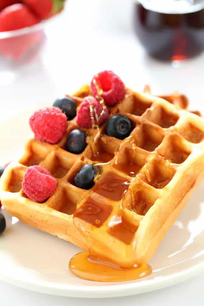 Dairy Free Waffles
 Fluffy Gluten Free Waffles