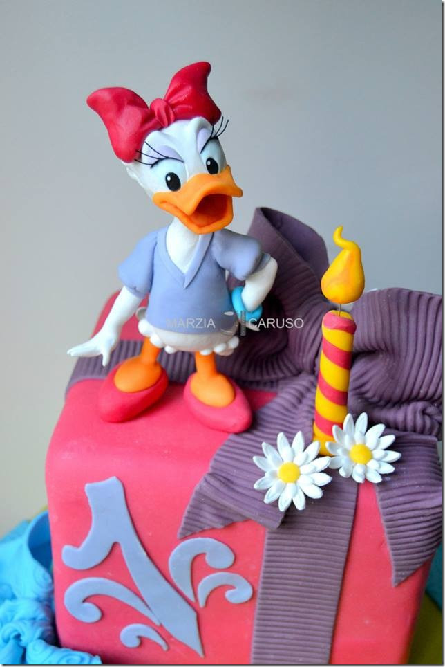 Daisy Duck Birthday Cake
 Delightful Daisy Duck Birthday Cake Between the Pages