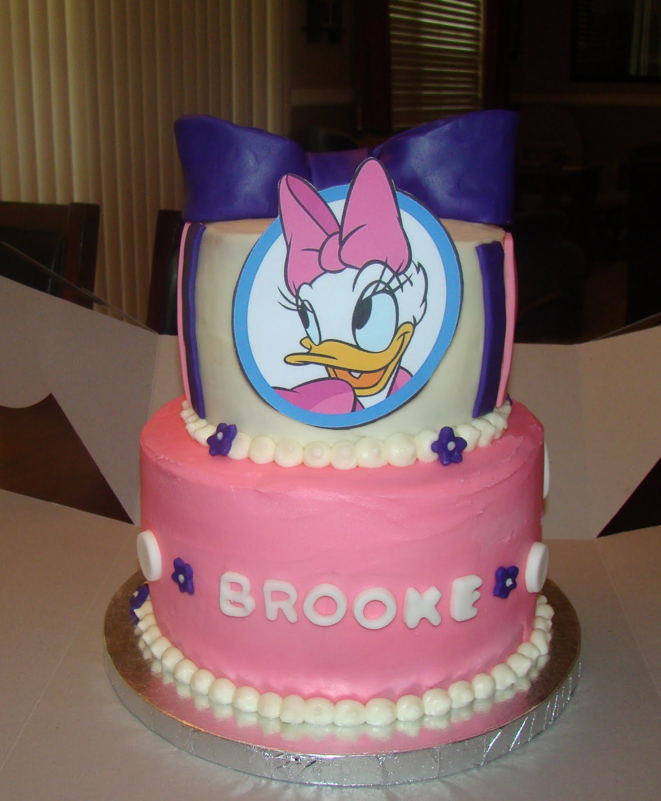 Daisy Duck Birthday Cake
 Simply Cake Daisy Duck Birthday Cake