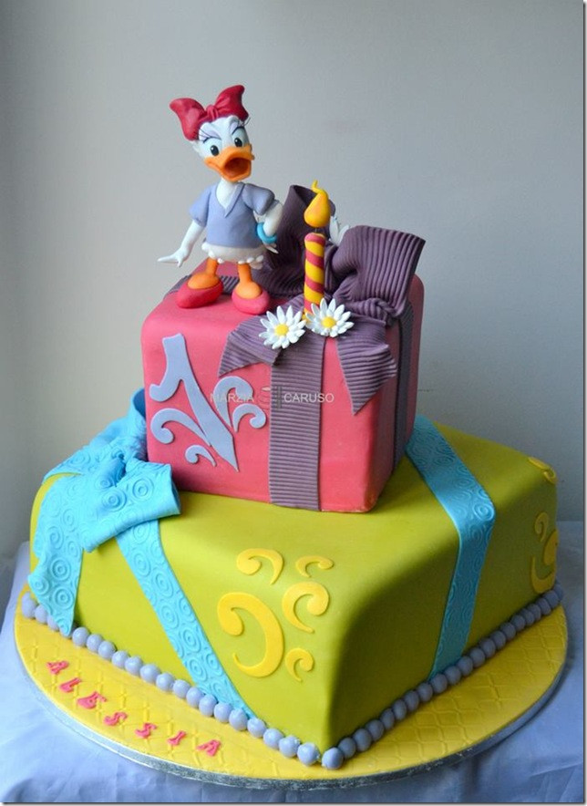 Daisy Duck Birthday Cake
 Delightful Daisy Duck Birthday Cake Between the Pages