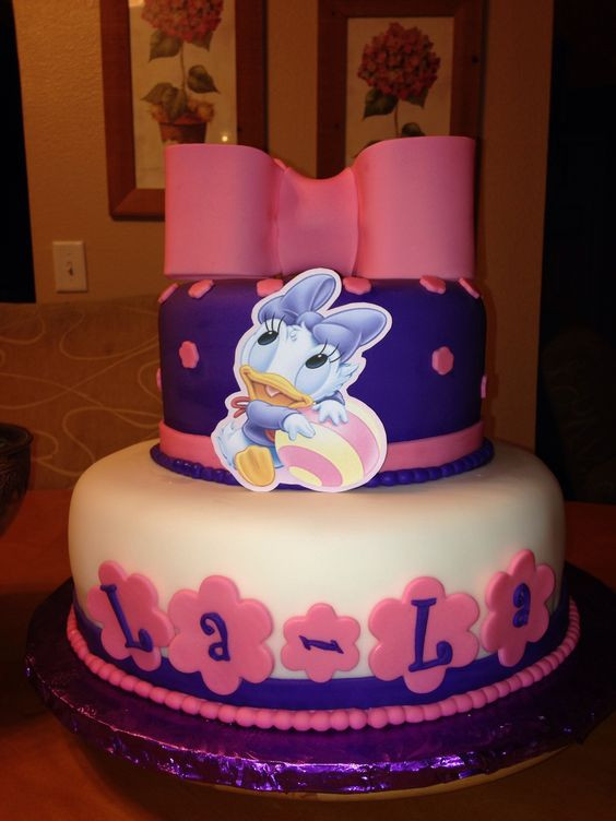 Daisy Duck Birthday Cake
 Daisy duck cake Birthdays and Babies on Pinterest