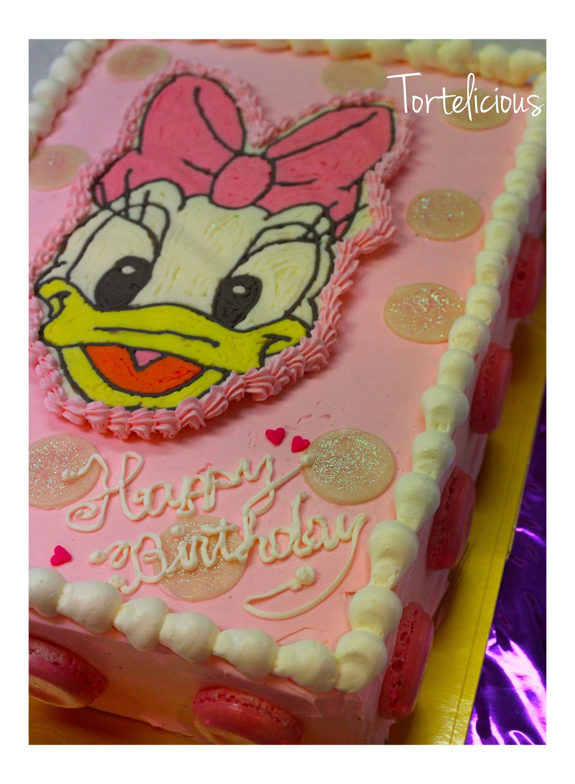 Daisy Duck Birthday Cake
 Tortelicious Daisy Duck Birthday Cake