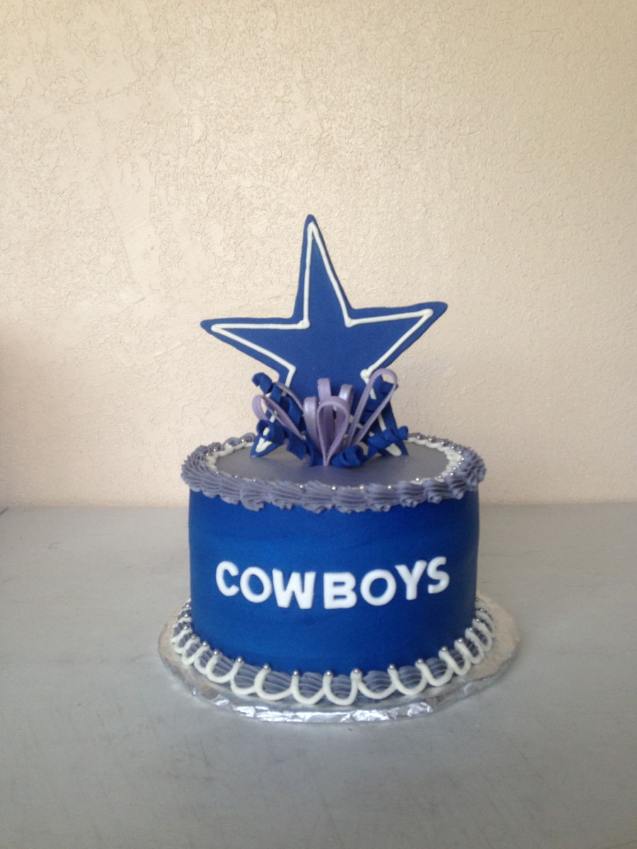 Dallas Cowboys Birthday Cakes
 Small Dallas Cowboys Cake CakeCentral