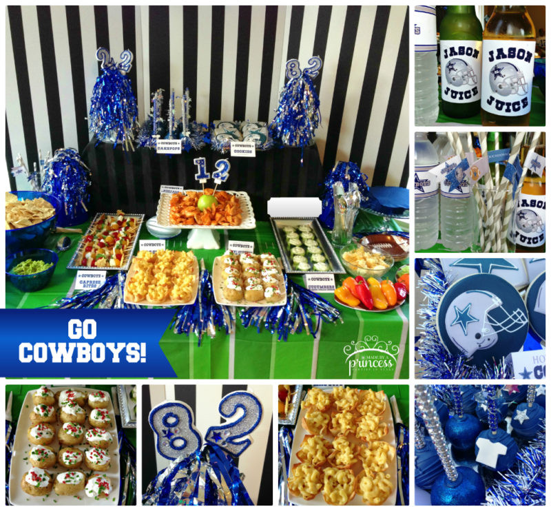 Dallas Cowboys Birthday Decorations
 Dallas Cowboys Football Party Made by A Princess
