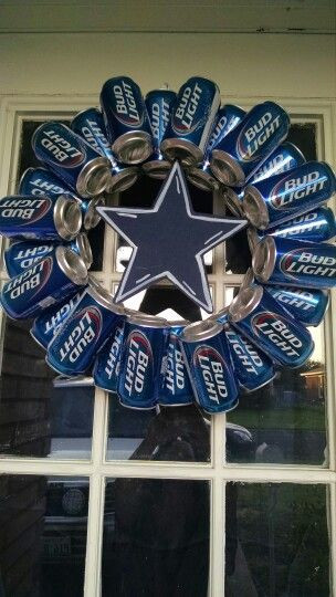 Dallas Cowboys Birthday Gift Ideas
 Budlight Dallas Cowboys "manwreath"