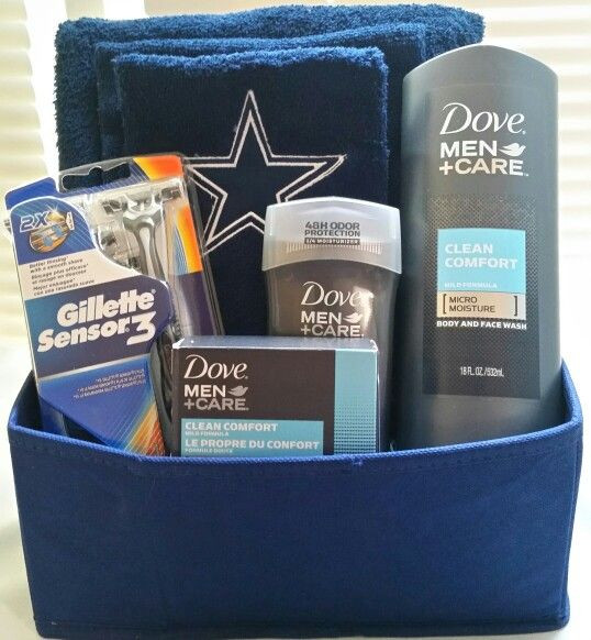 Dallas Cowboys Gift Basket Ideas
 Dallas Cowboys towel set and Dove Men Care $45