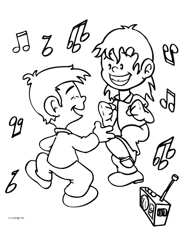 Dance Coloring Pages For Kids
 Dance Coloring Pages Coloringpages1001