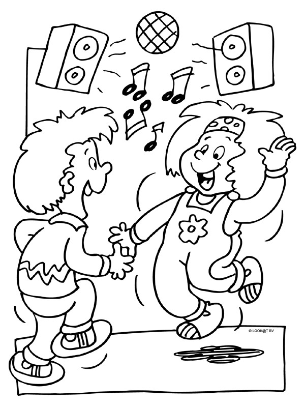 Dance Coloring Pages For Kids
 Dance Coloring Pages Coloringpages1001
