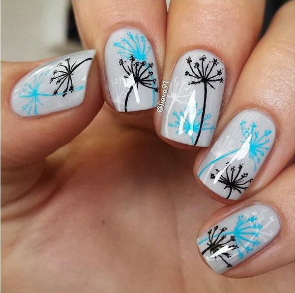 Dandelion Nail Art
 15 Cute Dandelion Nail Art Ideas And Tutorials