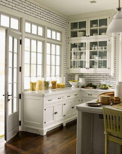Dark Kitchen Tile
 Design Trends White Tile with Dark Grout – Heather Zerah