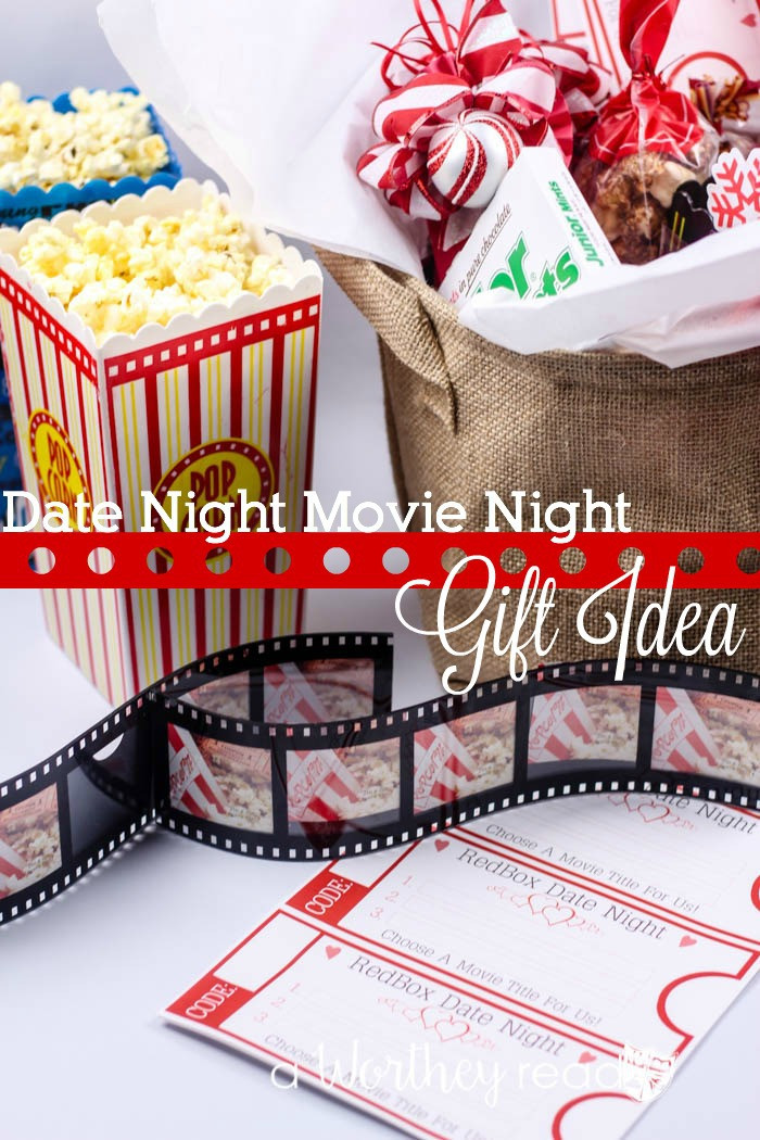 Date Night Gift Basket Ideas
 Date Night Movie Gift Basket Idea & Printable This